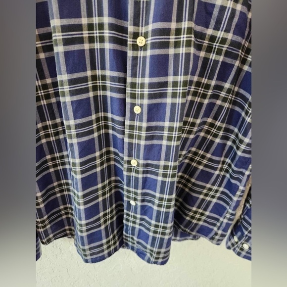 Peter Millar Blue Button Down Men’s Shirt Size Large - Picture 2 of 7